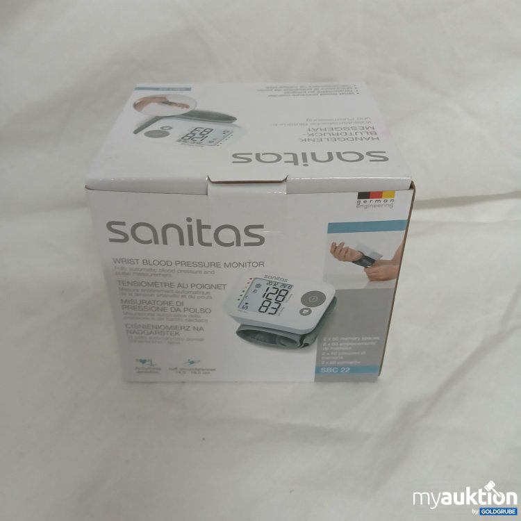 Artikel Nr. 817342 Artikel Nr. 817342: Sanitas Wrist Blood Pressure Monitor SBC22