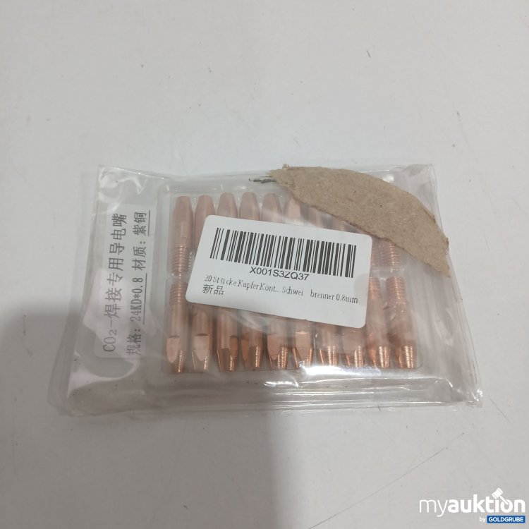 Artikel Nr. 887342: 20 Stücke Kupfer Kontaktspitze Schweißdüsen