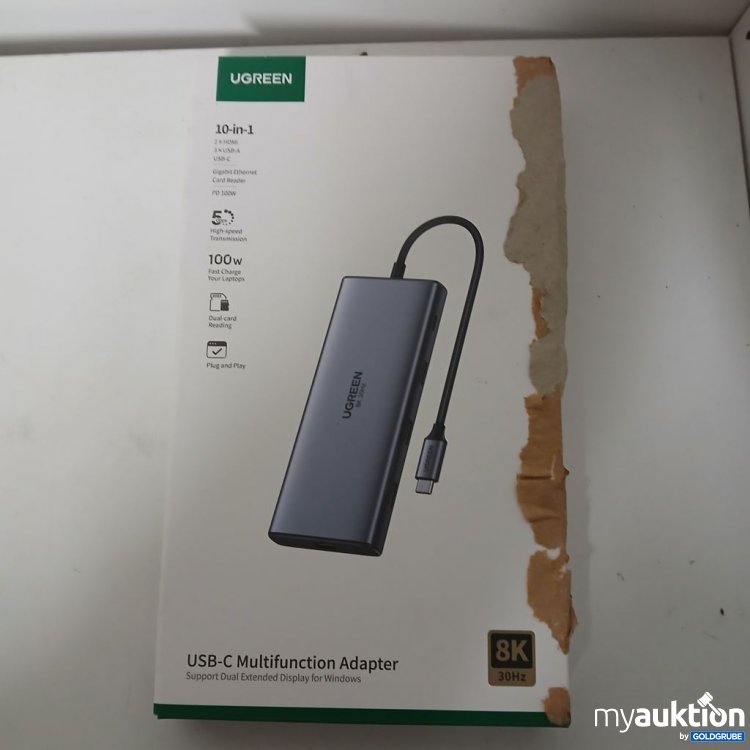 Artikel Nr. 913342: UGREEN USB-C Multifunction Adapter 10-in-1
