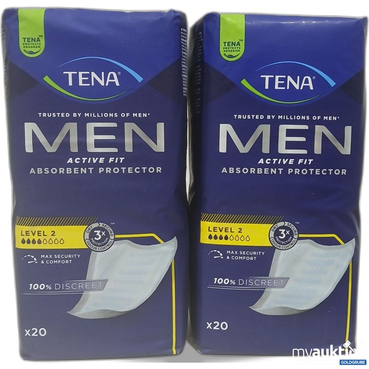 Artikel Nr. 970342 Artikel Nr. 970342: Tena Men Active Fit Level2 je 20Stk