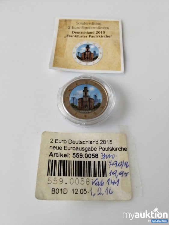 Artikel Nr. 396343 Artikel Nr. 396343: 2 Euro Sammelmünze Deutschland 2015 farbig