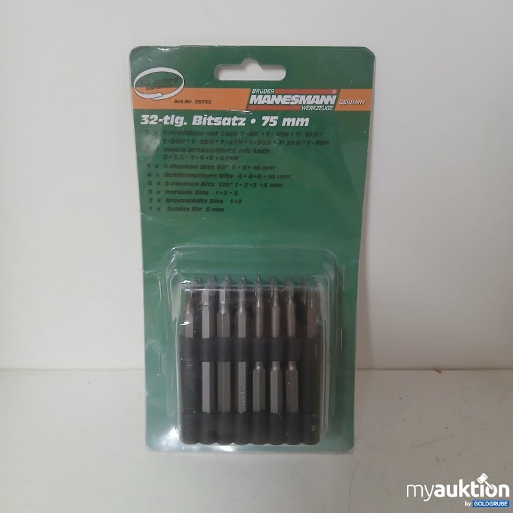 Artikel Nr. 399343 Artikel Nr. 399343: Mannesmann 32-tlg. Bitsatz 75mm