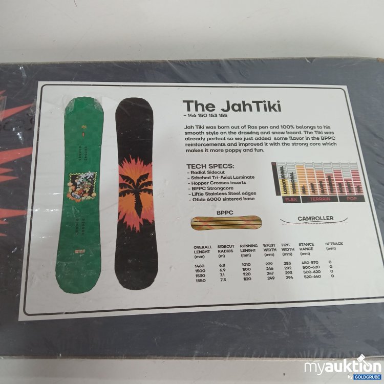 Artikel Nr. 444343 Artikel Nr. 444343: The JahTiki 2024 Snowboard 150cm 715921