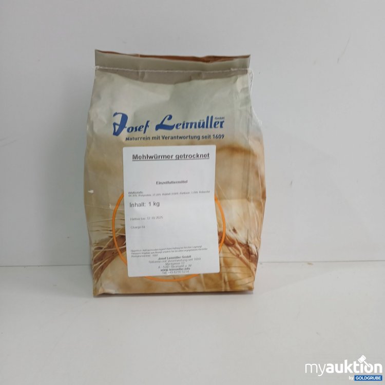 Artikel Nr. 807343 Artikel Nr. 807343: Josef Leinmüller Mehlwürmer getrocknet 1kg