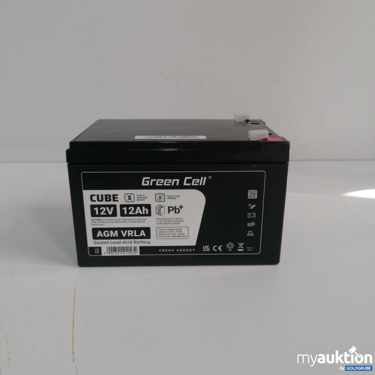 Artikel Nr. 850343: Green Cell 12V 12Ah Cube