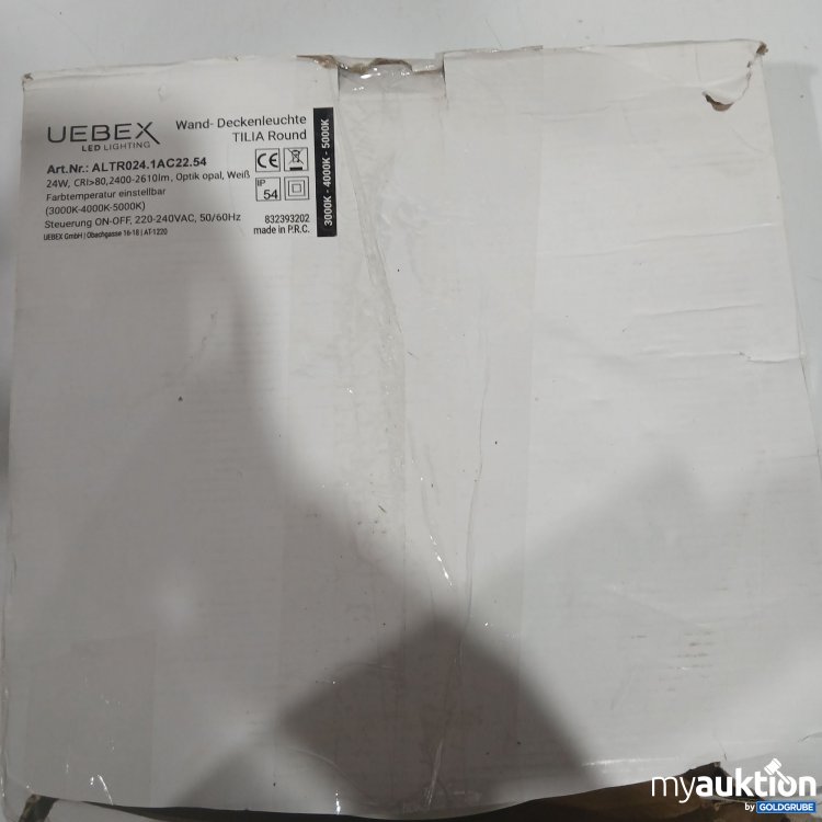 Artikel Nr. 874343 Artikel Nr. 874343: Uebex Wand-Deckenleuchte