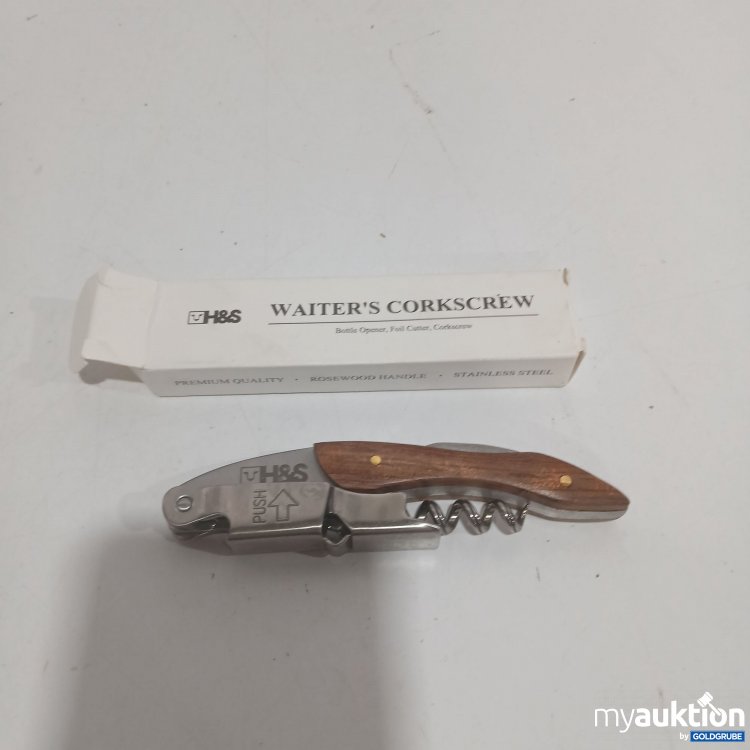 Artikel Nr. 887343: H&S Waiter's Corkscrew 