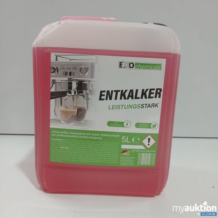 Artikel Nr. 977343 Artikel Nr. 977343: Exo Chemicals Entkalker 5l