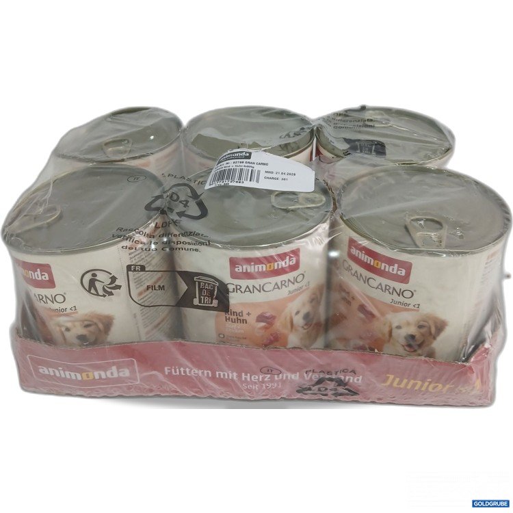 Artikel Nr. 986343: Animonda Gran Carno Junior Hundefutter Rind+Huhn 6x800g