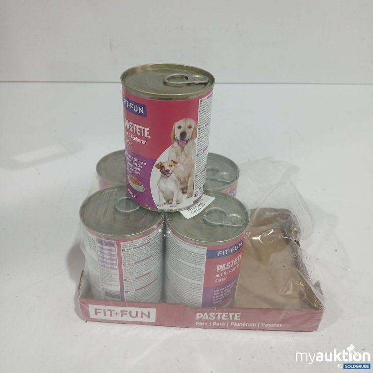 Artikel Nr. 990343 Artikel Nr. 990343: Fit+Fun Hundefutter Pastete mit 5leckeren Sorten 5x400g