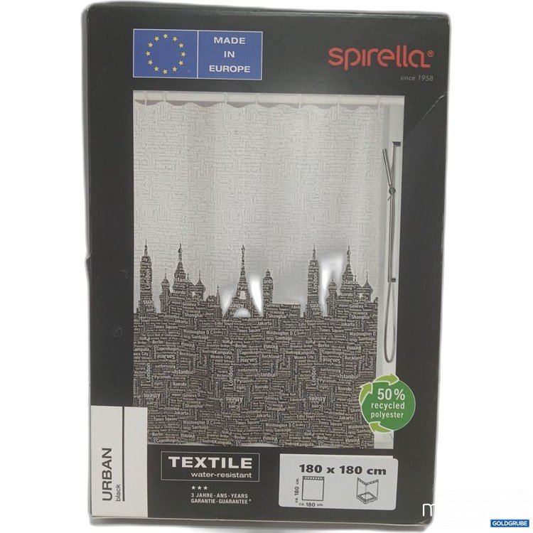 Artikel Nr. 447344 Artikel Nr. 447344: Spirella Urban Duschvorhang textile 180 x cm