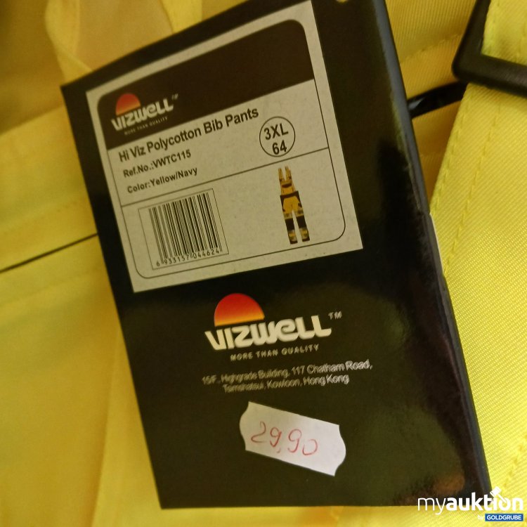 Artikel Nr. 908344: Vizwell Latzhose 