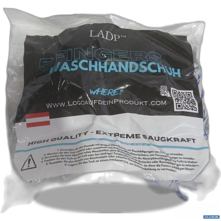 Artikel Nr. 912344: LADP Waschhandschuh 5 Finger