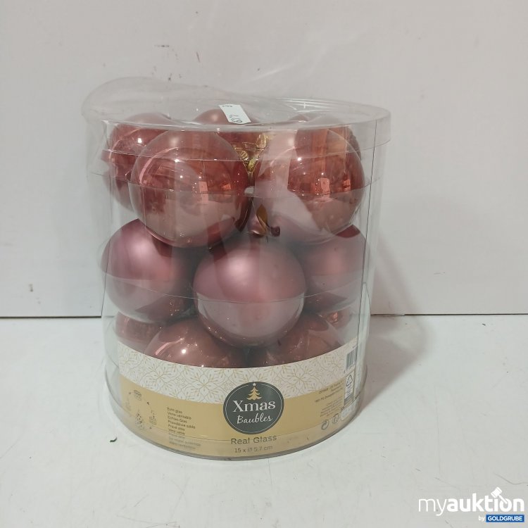 Artikel Nr. 931344 Artikel Nr. 931344: Xmas Baubles Real Glass 15x5.7cm