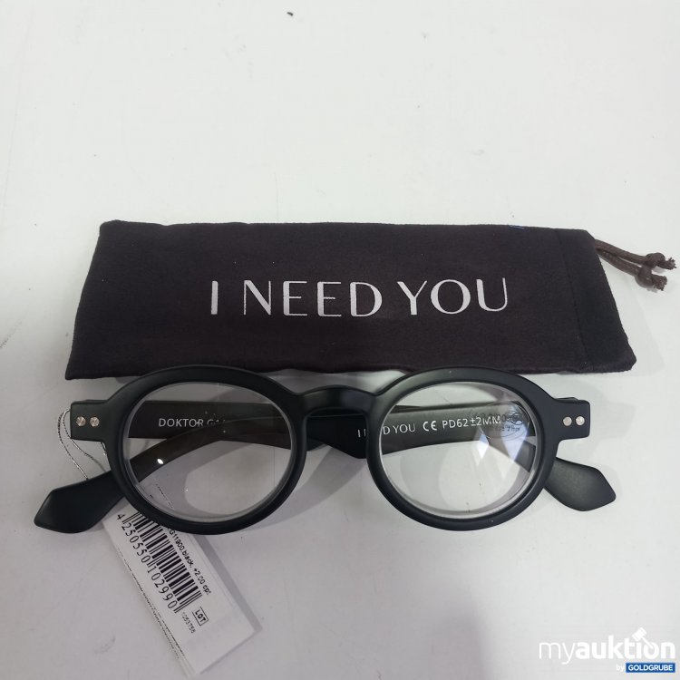 Artikel Nr. 440345 Artikel Nr. 440345: I need you Brille Doktor +2.00, G11900 black
