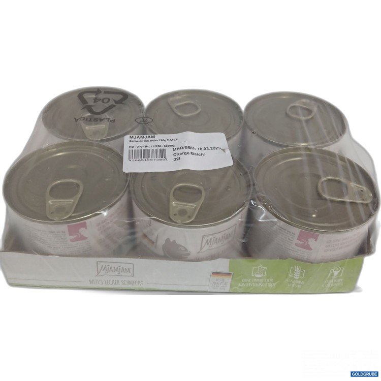 Artikel Nr. 460345 Artikel Nr. 460345: Mjamjam Katzenfutter Garnelen mit Huhn 6x200g