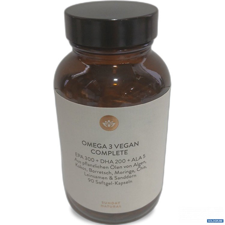Artikel Nr. 462345: Sunday Natural Omega 3 Vegan Complete 90Softgel-Kapseln