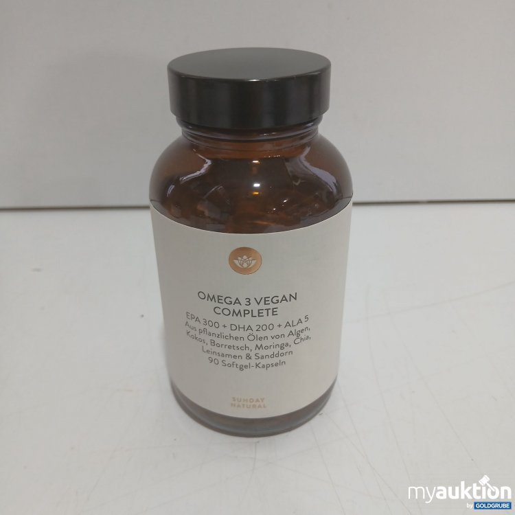 Artikel Nr. 462345: Sunday Natural Omega 3 Vegan Complete 90Softgel-Kapseln