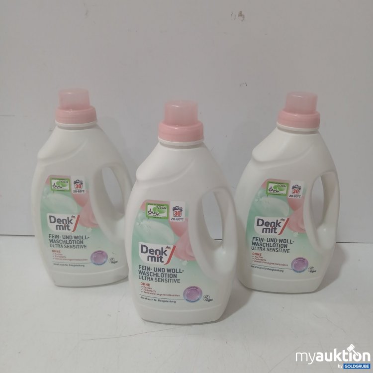 Artikel Nr. 464345: Denkmit Fein- und Wollwaschlotion Ultra Sensitive 3x1,5 l