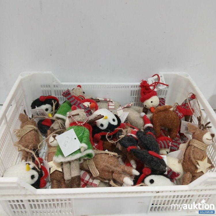 Artikel Nr. 522345 Artikel Nr. 522345: Diverse Weihnachgsfiguren Aufhänger ohne Schütte gesamt 24Stk