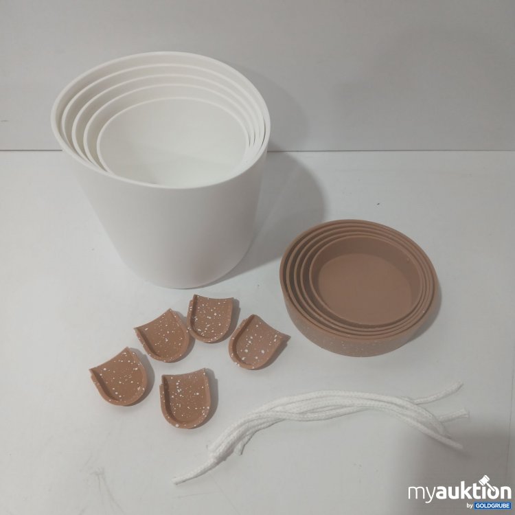 Artikel Nr. 873345 Artikel Nr. 873345: Idealife selbstbewässernde Töpfe weiß 5 Stk.