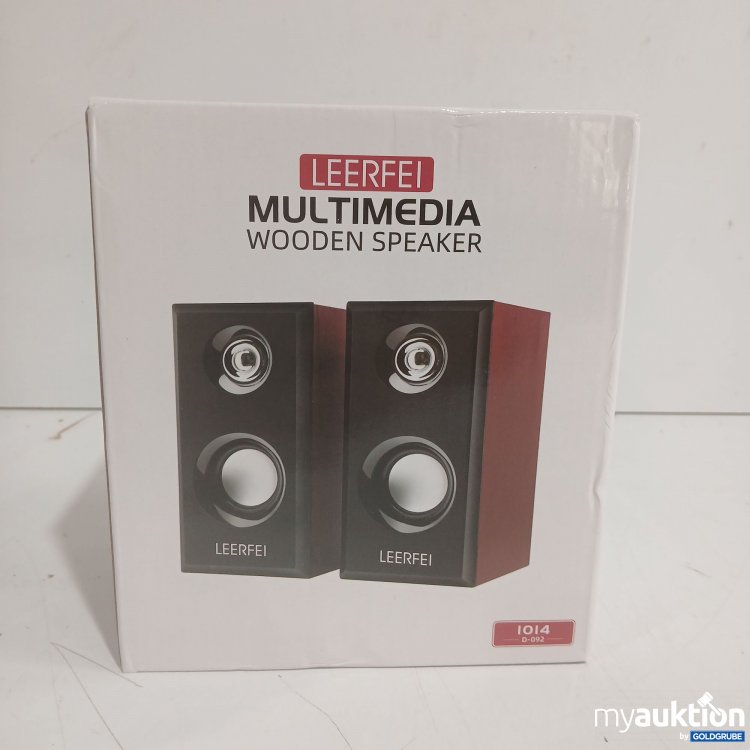 Artikel Nr. 994345 Artikel Nr. 994345: Leerfei Multimedia Wooden Speaker 1014 brown