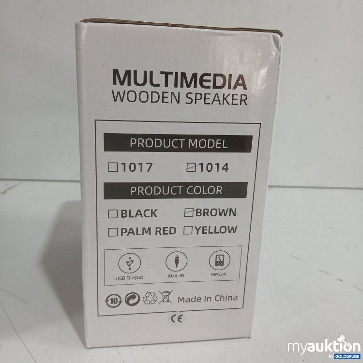 Artikel Nr. 994345 Artikel Nr. 994345: Leerfei Multimedia Wooden Speaker 1014 brown