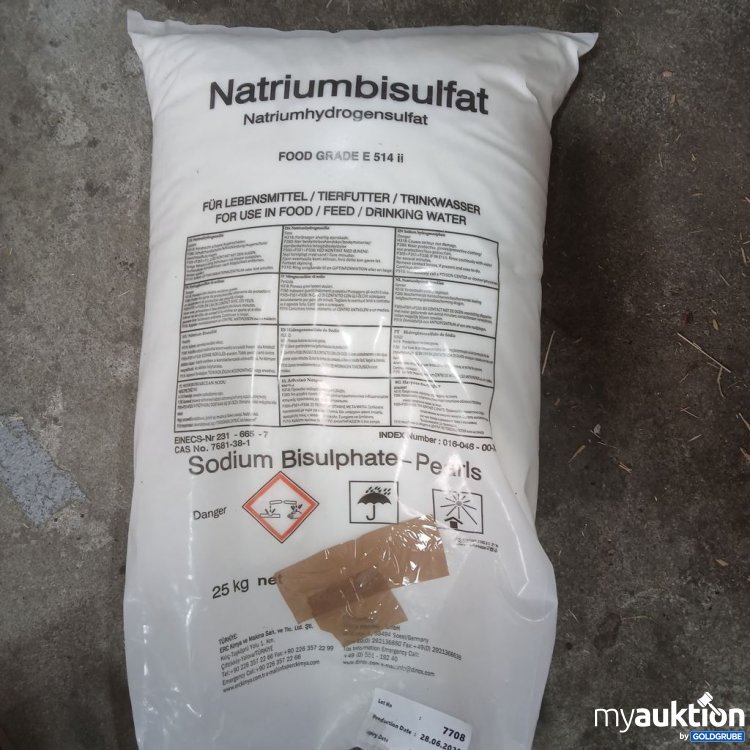 Artikel Nr. 996345 Artikel Nr. 996345: Natriumbisulfat 25 kg
