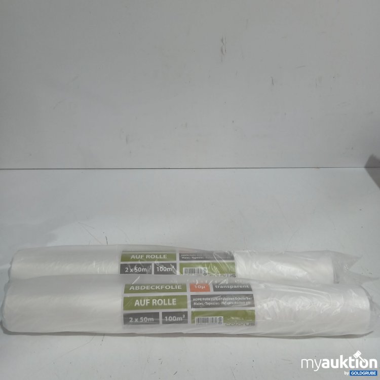Artikel Nr. 461346 Artikel Nr. 461346: Abdeckfolie auf Rolle transparent je 2x50m