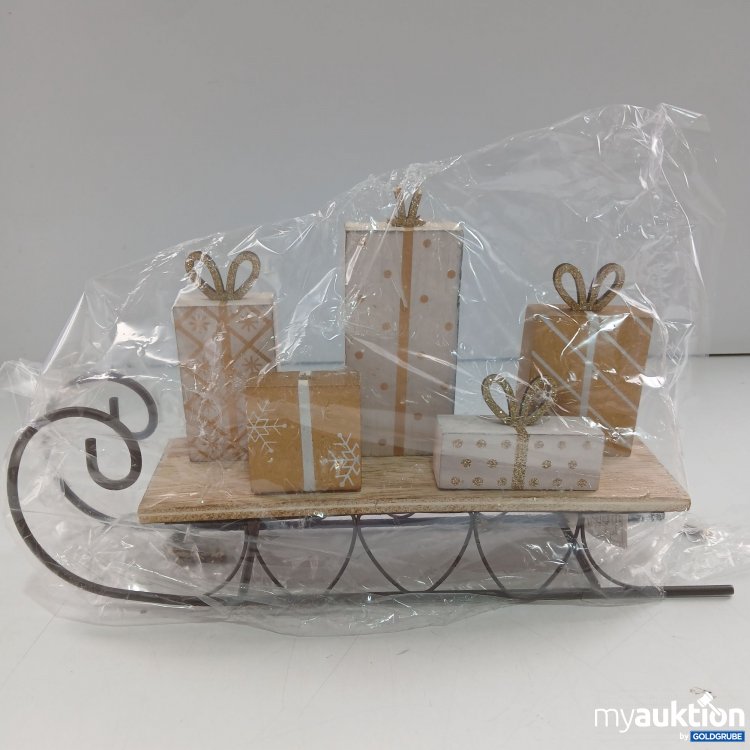 Artikel Nr. 921346: dekorativen Weihnachtsschlitten ca 27x6cm