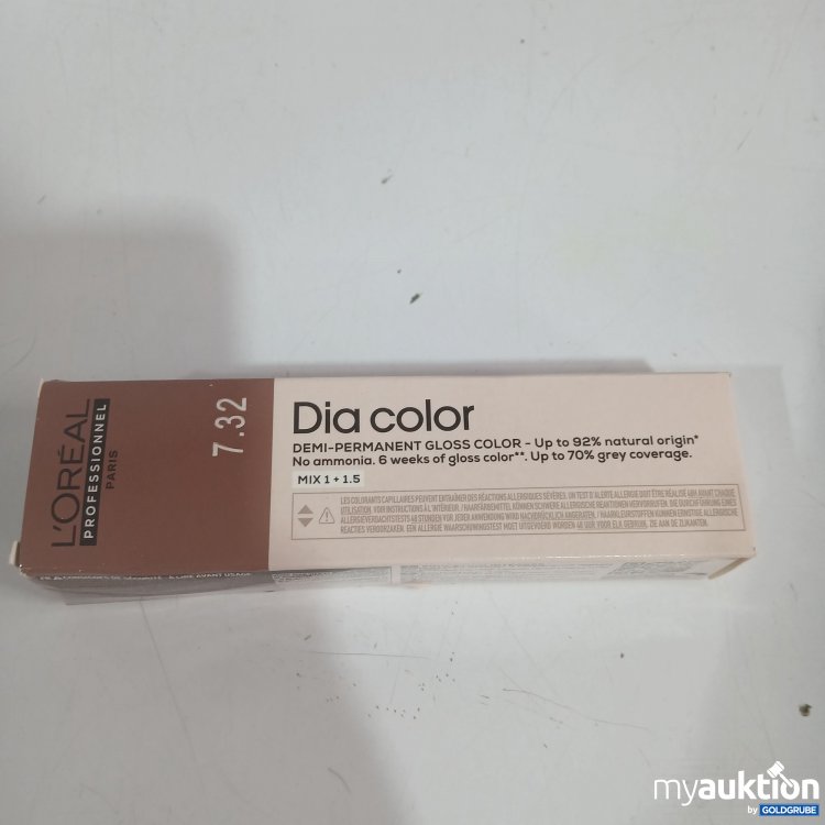 Artikel Nr. 972346: Loreal Professionnel Dia Color 7.32 mittelblond gold irise 60ml 