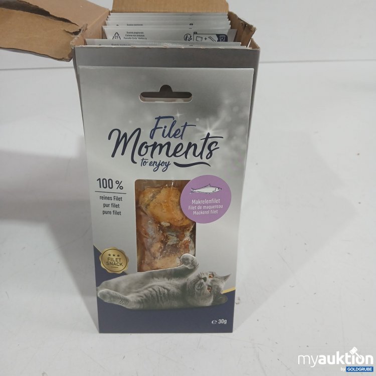 Artikel Nr. 986346: Filet Moments Makrelenfilet für Katzen 10x30g 