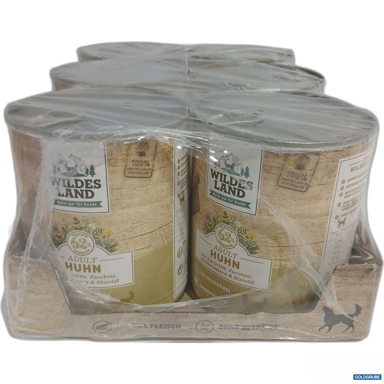Artikel Nr. 990346 Artikel Nr. 990346: Wildes Land Hundefutter Adult Huhn 6x800g