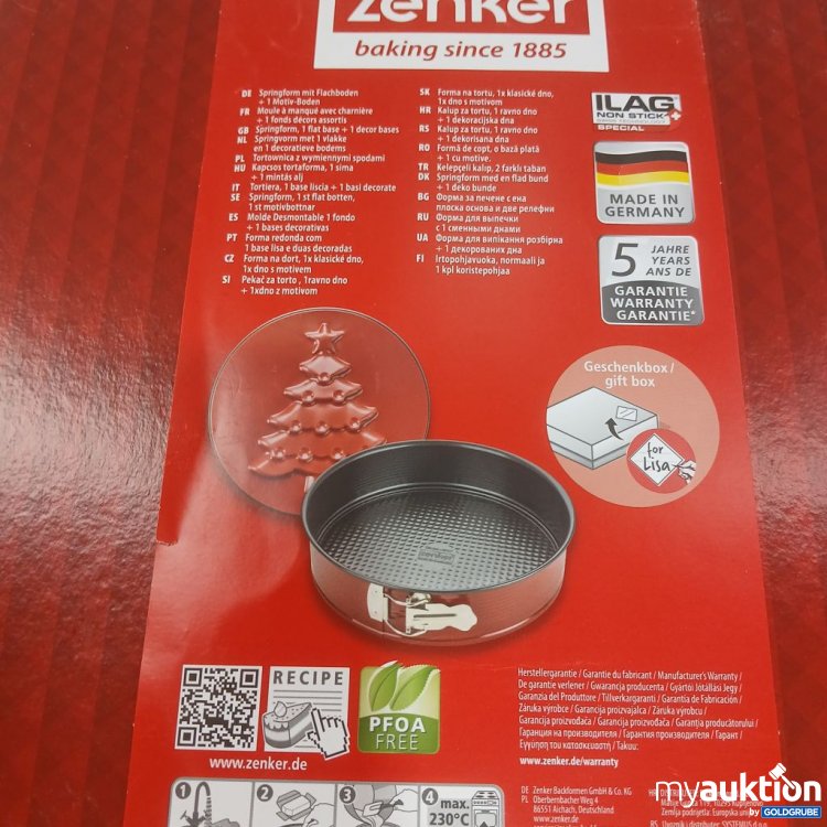 Artikel Nr. 447347 Artikel Nr. 447347: zenker Springform Ø 26 cm