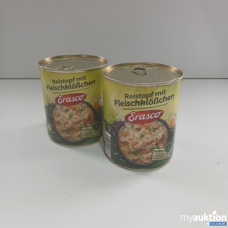 Artikel Nr. 834347 Artikel Nr. 834347: Erasco Reistopf mit Fleischklößchen 2x800g