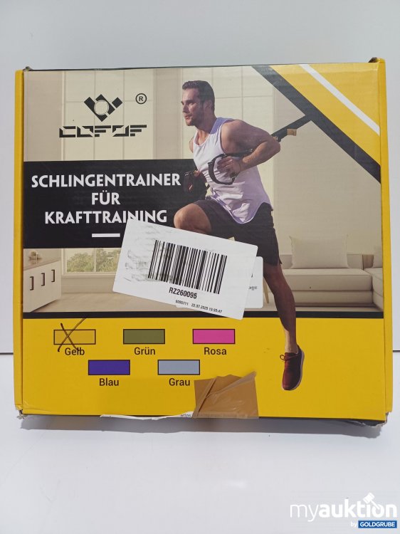 Artikel Nr. 877347: Schlingentrainer für Krafttraining Gelb