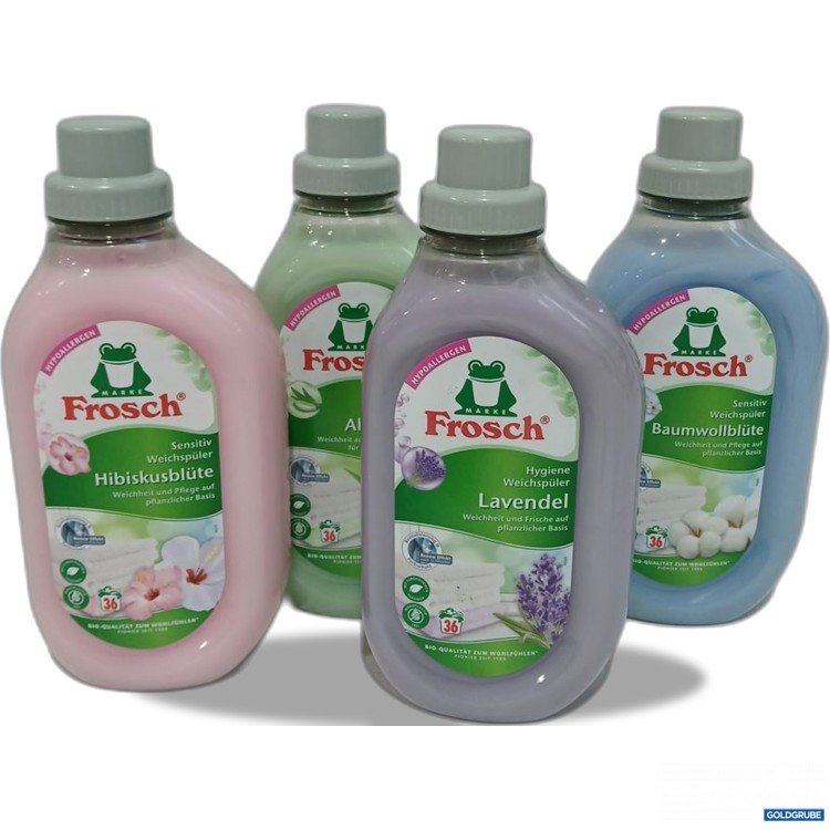Artikel Nr. 885347: Frosch Hygienewaschen Hibiskusblüte, Aloe Vera, Lavendel, Baumwollblüte 4x36 Waschladungen
