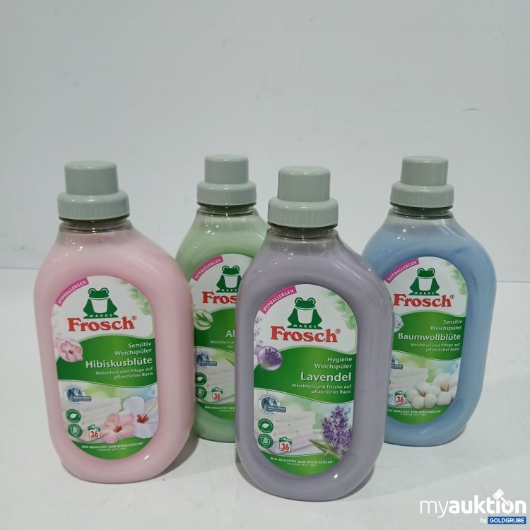Artikel Nr. 885347: Frosch Hygienewaschen Hibiskusblüte, Aloe Vera, Lavendel, Baumwollblüte 4x36 Waschladungen
