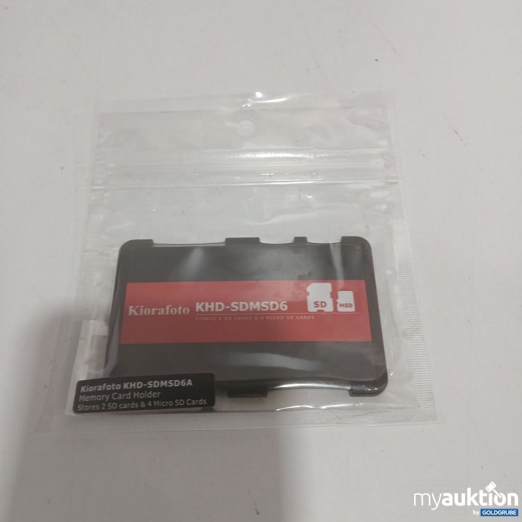 Artikel Nr. 887347: Kiorafoto KHD-SDMSD6 Memory Card Holder 