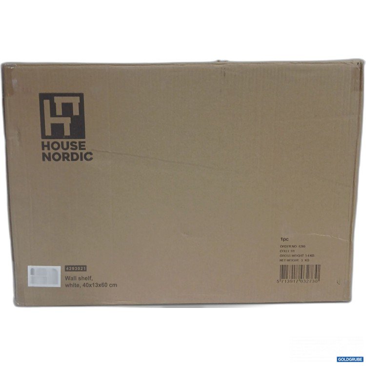 Artikel Nr. 916347 Artikel Nr. 916347: House Nordic Wall shelf white 40x13x60cm 4293021