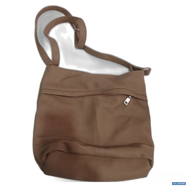 Artikel Nr. 938347: Damen Schultertasche mit Reißverschluss, beige