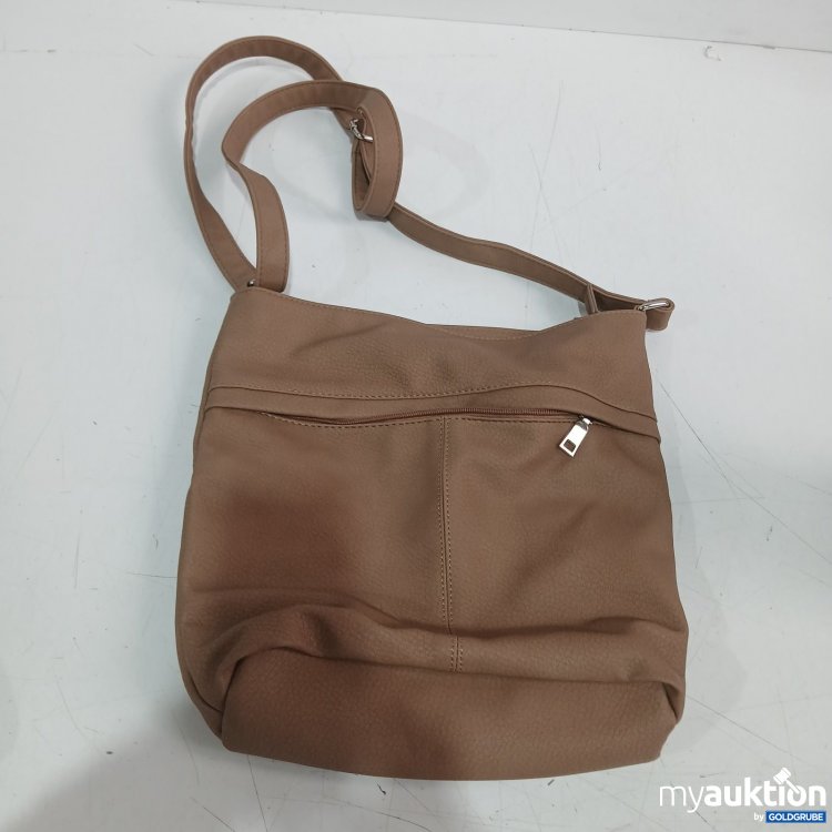 Artikel Nr. 938347: Damen Schultertasche mit Reißverschluss, beige