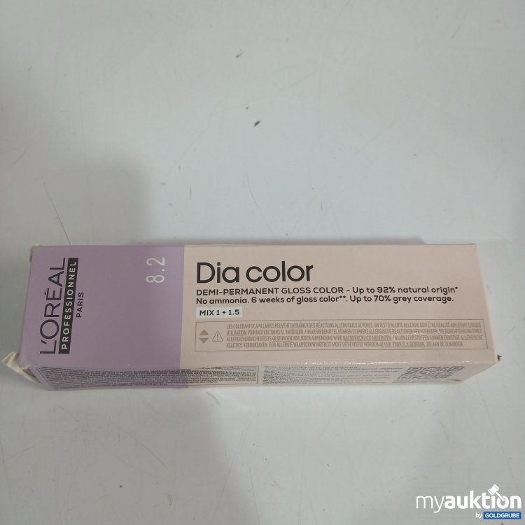 Artikel Nr. 972347: Loreal Professionnel Dia Color 8.2 hellblond irise 60ml 