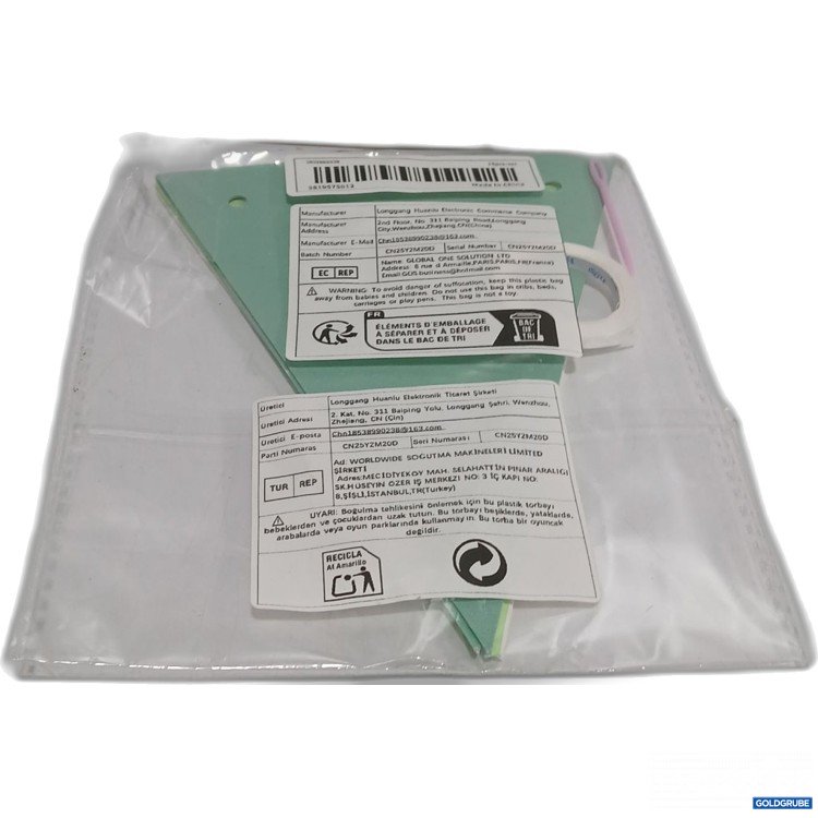 Artikel Nr. 890348: Dreieckige Party-Wimpeln Grün,Rosa,Weiß zum Aufhängen 15Stück ca 17cm  