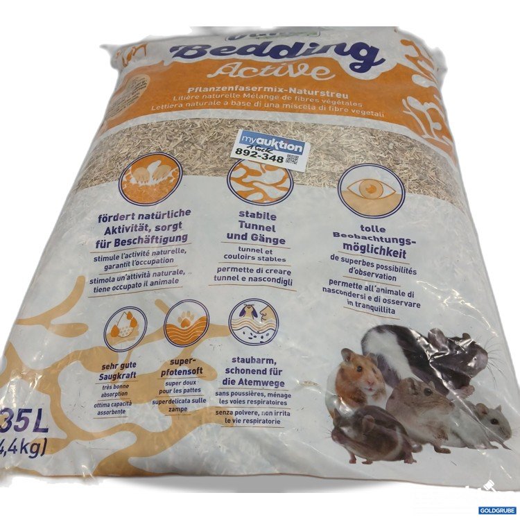 Artikel Nr. 892348: Bunny Bedding Active Pflanzenfasermix Naturstreu 35L 4,4Kg