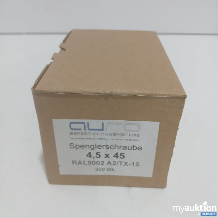 Artikel Nr. 902348: Auro Spenglerschraube 4,5x45 RAL9002 A2/TX-15 200 Stück 