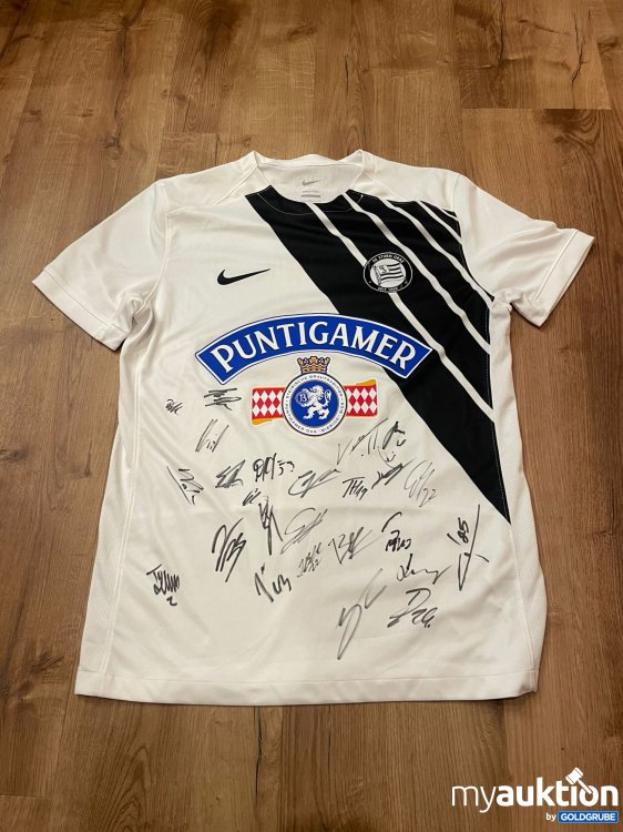 Artikel Nr. 904348: Shirt weiß, Puntigamer Sturm Graz, von allen Spielern signiert 