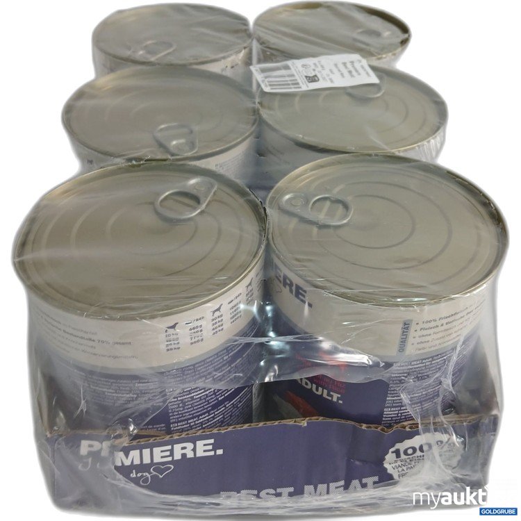 Artikel Nr. 958348: Premiere Best Meat Adult Hundefutter Rind mit Reis 6x800g 