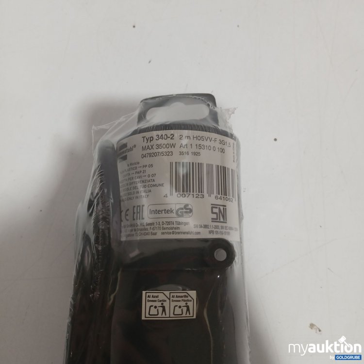 Artikel Nr. 971348 Artikel Nr. 971348: Brennenstuhl Mehrfachstecker Typ 340-2 schwarz