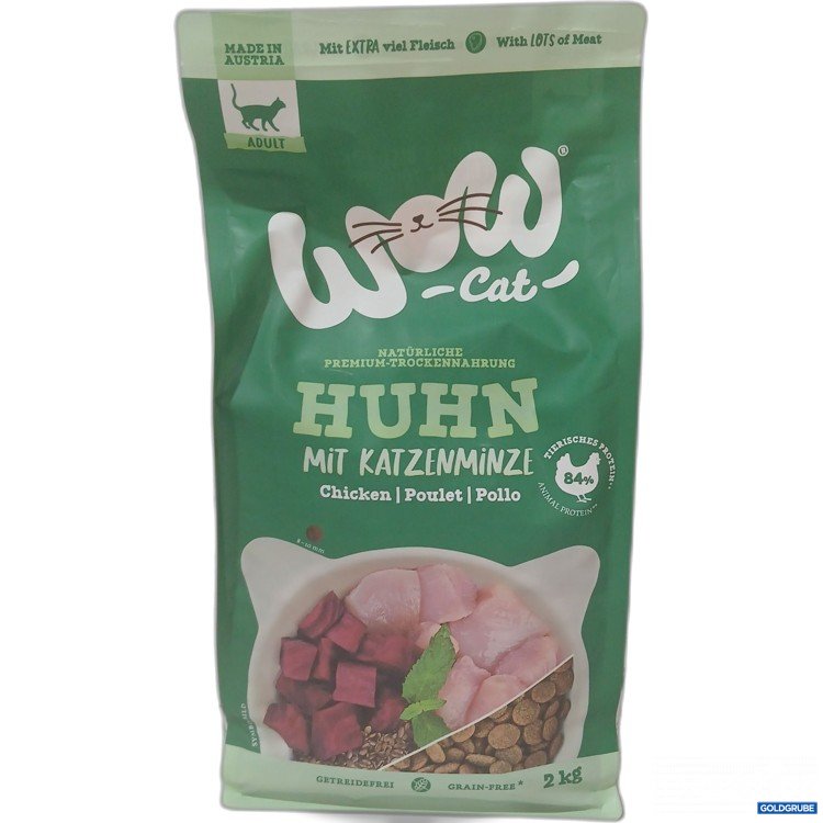 Artikel Nr. 989348 Artikel Nr. 989348: Wow Cat Trockenfutter Huhn mit Katzenminze 2kg